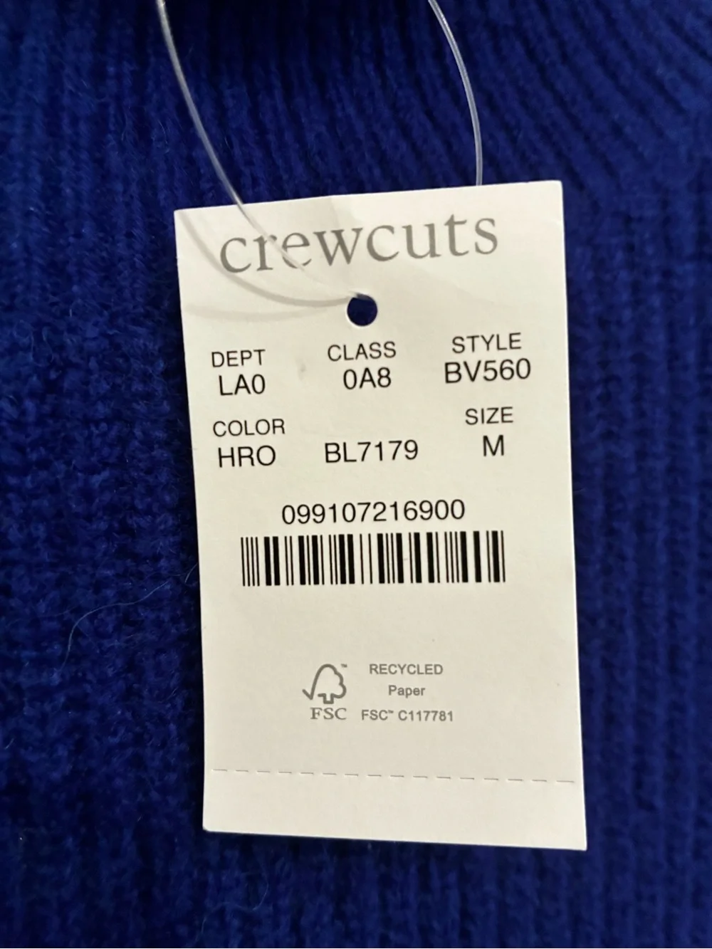 Crewcuts Royal Blue Turtleneck Sweater